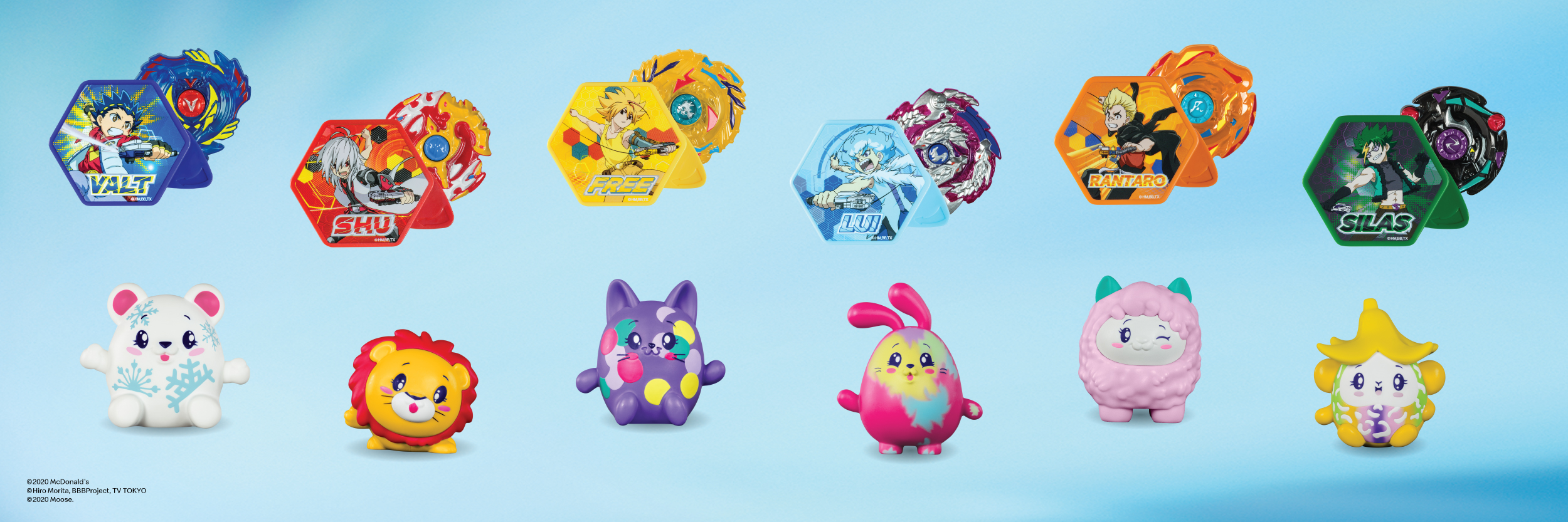 La Cajita Feliz potencia su diversión con los nuevos juguetes de Pikmi Pops y BEYBLADE BURST