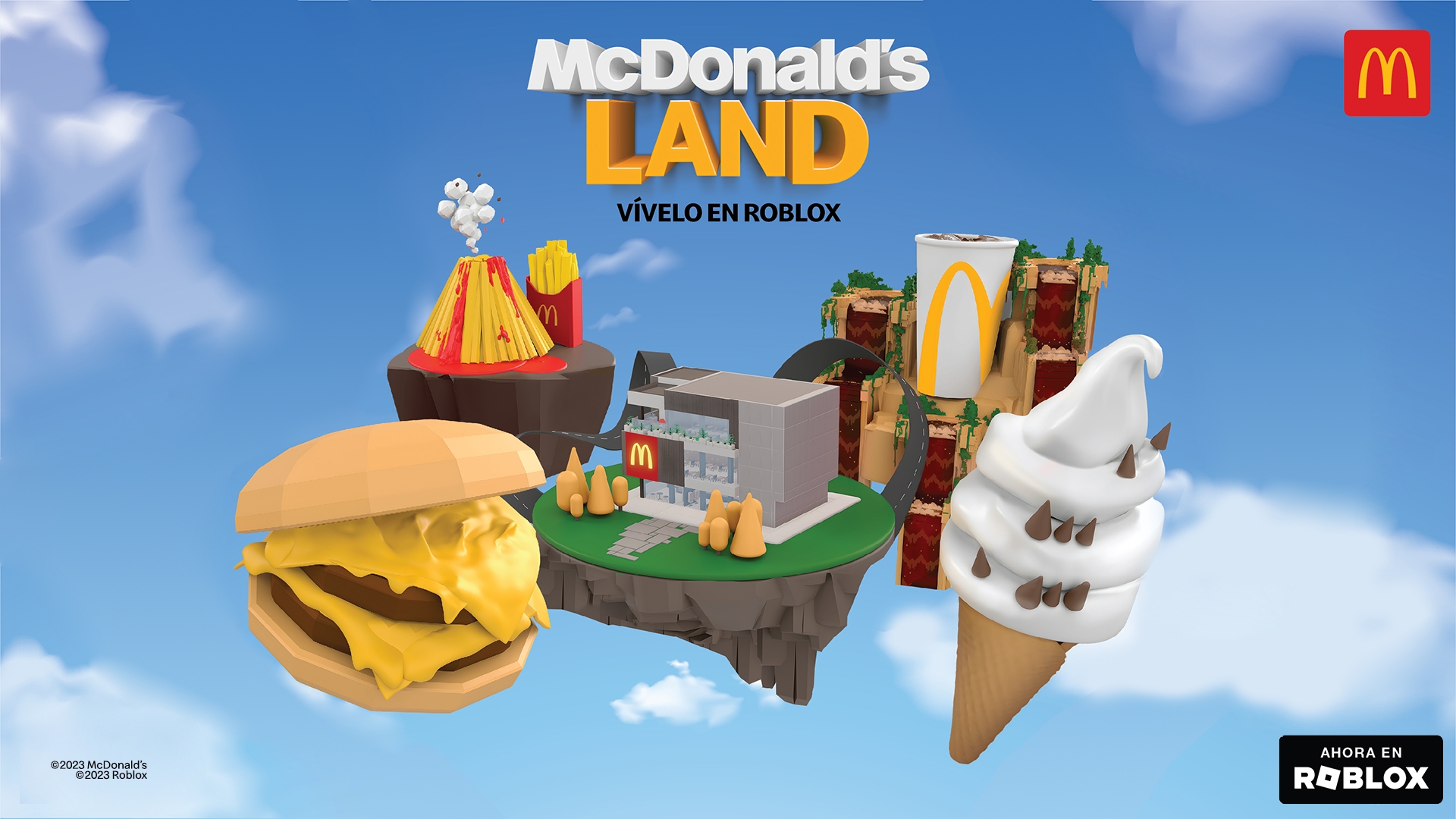 ¡Ya está disponible McDonald’s Land, una emocionante experiencia digital en Roblox, la reconocida plataforma de videojuegos!