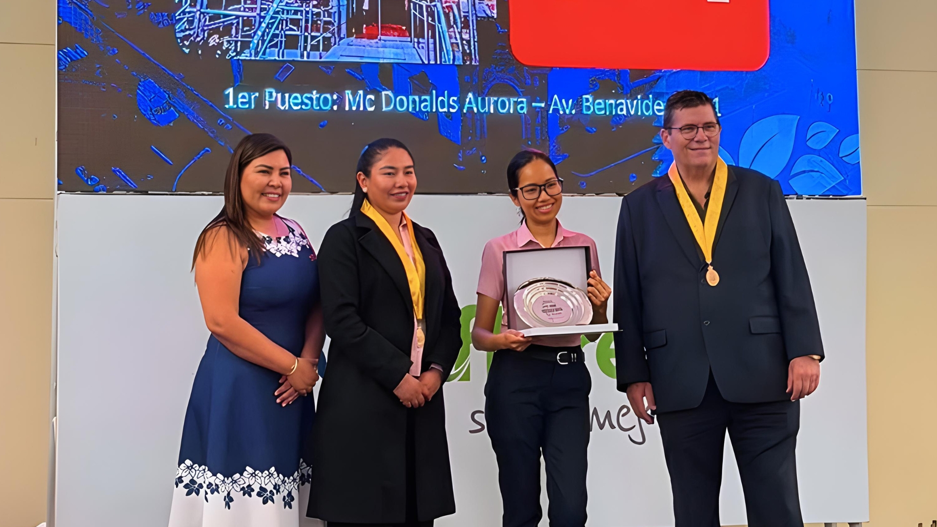 [Perú] Tres restaurantes McDonald’s fueron reconocidos por sus buenas prácticas sanitarias