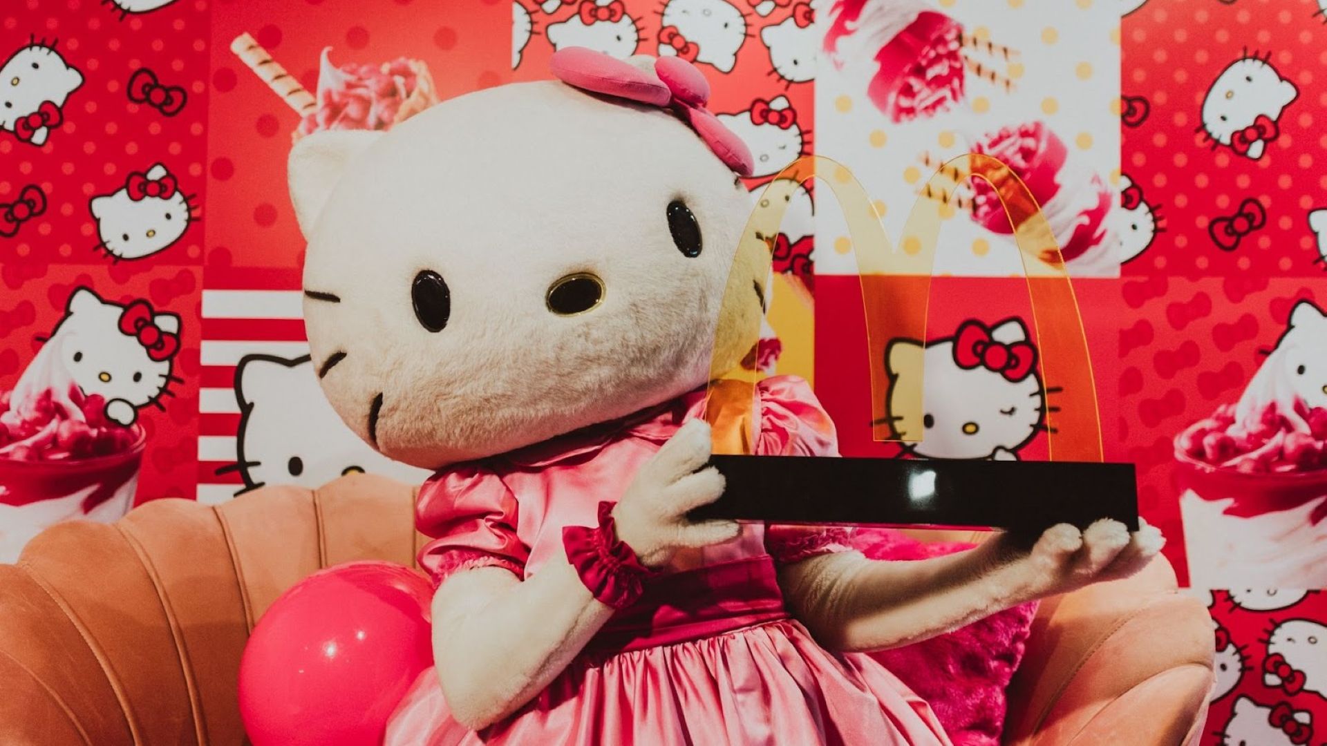 Parceria com sabor de trend: Hello Kitty estreia no Méqui com coffee party e tour em SP
